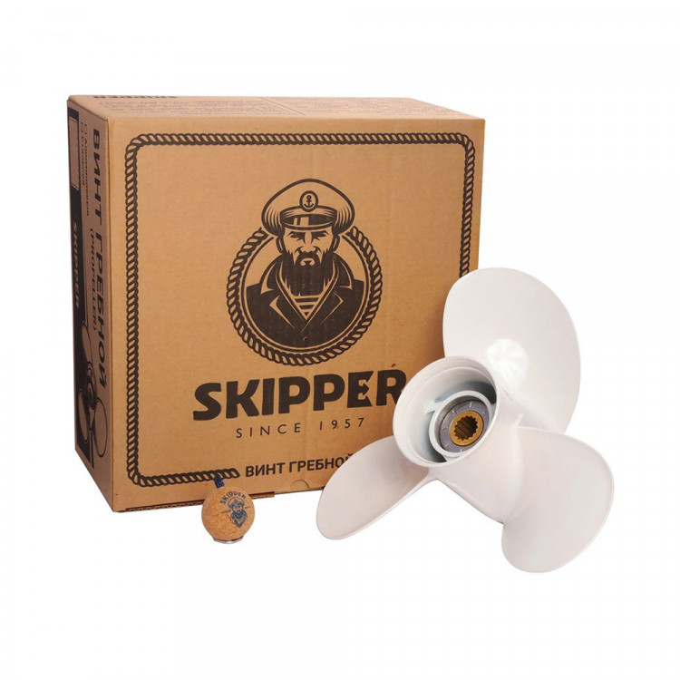 Винт гребной   для Yamaha 60-140HP, диаметр 13 5/8" алюминиевый, лопастей - 3, шаг 13", арт. SK6E5-45949-00-EL-ts,          Skipper 
