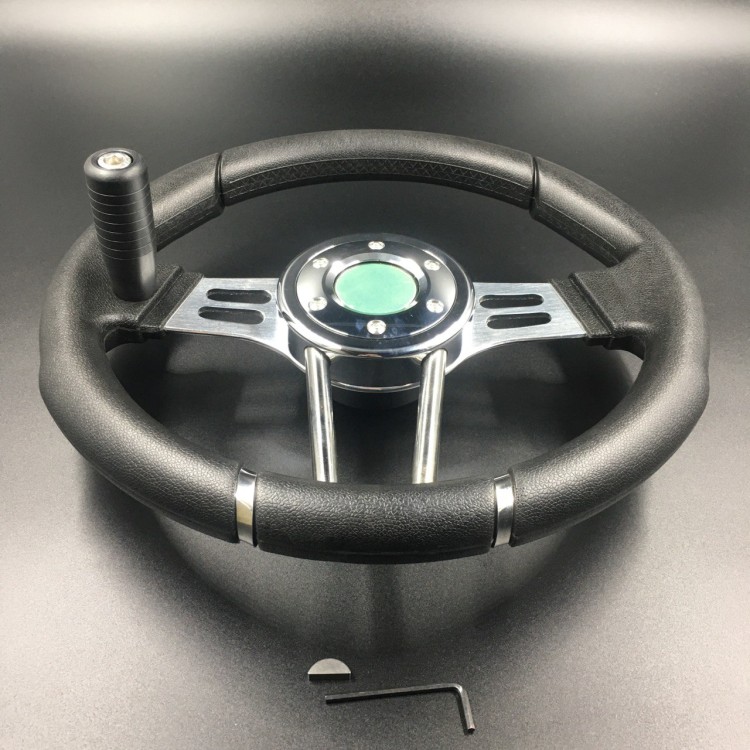 Рулевое колесо со спинером (PREMARINE), арт. Aluminium B,          PREMARINE 