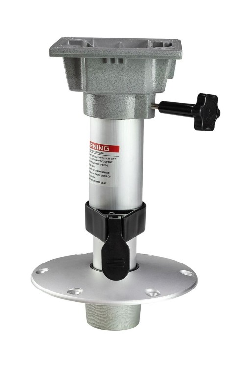 Стойка для сидений демонтируемая регулируемая, высота 330-450 мм, диаметр 73 мм, диаметр основания 230 мм, уцененная, арт. 93212-MR utsenka,          MARINE ROCKET 