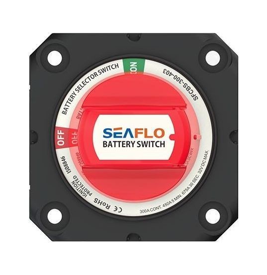 Выключатель массы "ON/OFF" 1 АКБ 300A, SeaFlo, арт. SFCBS300202,          SeaFlo 