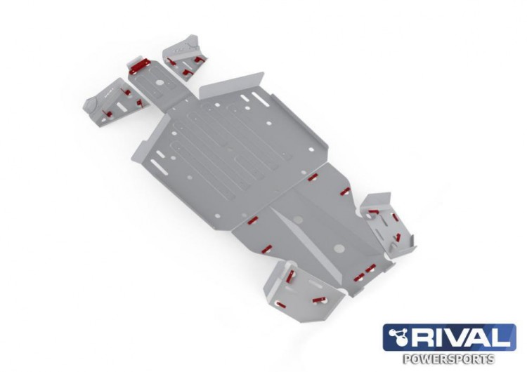 Комплект AL защиты днища Polaris Sportsman ACE 325, 570 (2015-), арт. 444.7433.1-riv,          Rival 