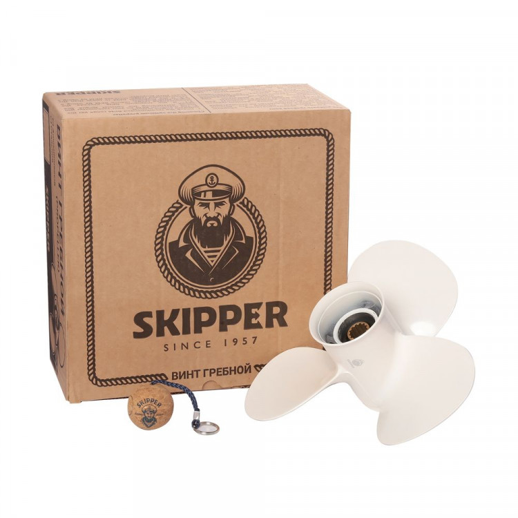 Винт гребной  Yamaha 40-55, диаметр 12 1/4" алюминиевый, лопастей - 3, шаг 9", арт. SK663-45956-01-EL-ts,          Skipper 