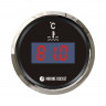 Указатель температуры двигателя цифровой 25-120 гр., черный циферблат, нержавеющий ободок, д. 52 мм, арт. TGD0120BSMR, MARINE ROCKET Указатель температуры двигателя цифровой 25-120 гр., черный циферблат, нержавеющий ободок, д. 52 мм, арт. TGD0120BSMR, MARINE ROCKET