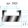 Склиз BRP/ Тайга / Stels (черный)  профиль 1 (1420 мм), (Garland 1), графит, ЦентрПласт  