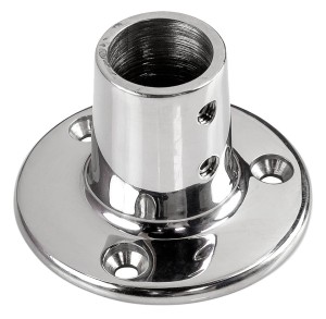 Основание стойки круглое под трубу "Мореман", 1 дюйм