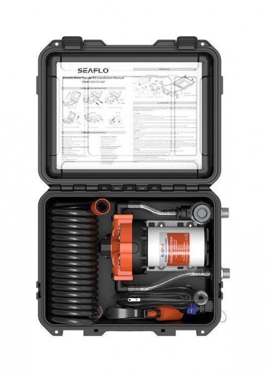 Комплект помывочный переносной, 12 В, 18,9л/мин SeaFlo, арт. SFWP105007056P,          SeaFlo 