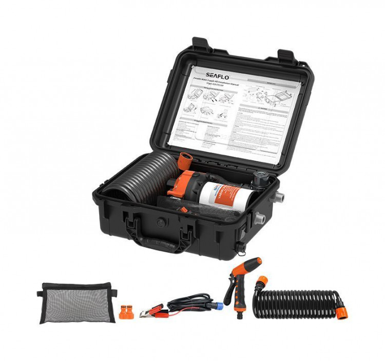 Комплект помывочный переносной, 12 В, 18,9л/мин SeaFlo, арт. SFWP105007056P,          SeaFlo 