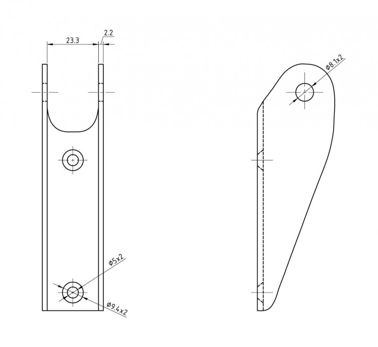 Кронштейн крепления трапа, арт. 66208_Kof,          Kofuku  Кронштейн крепления трапа, арт. 66208_Kof,          Kofuku