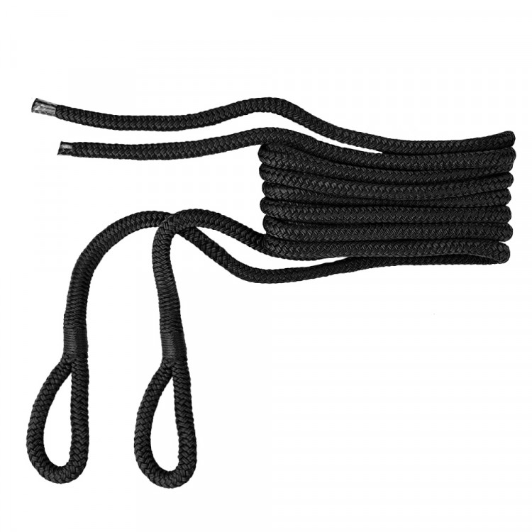 Фал (шкерт) для кранца с огоном  плетеный, 12мм*2,5м, нейлон (2шт), чёрный, SK-TFNBR1225B-ts, арт. SK-TFNBR1225B-ts,          Skipper  Фал (шкерт) для кранца с огоном  плетеный, 12мм*2,5м, нейлон (2шт), чёрный, SK-TFNBR1225B-ts, арт. SK-TFNBR1225B-ts,          Skipper