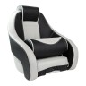 Кресло с болстером Stingray, обивка винил, цвет черный/серый, арт. MR18010,          Marine Rocket 