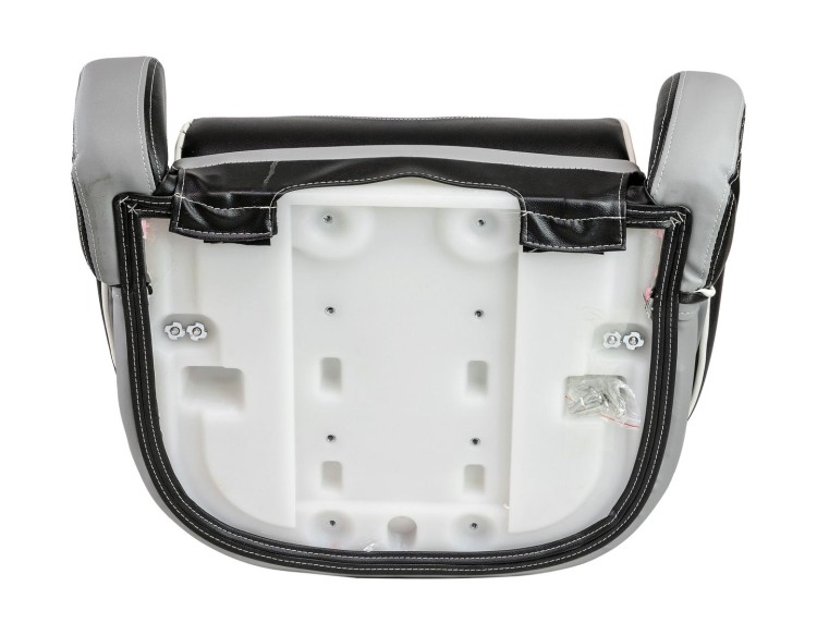 Кресло с болстером Stingray, обивка винил, цвет черный/серый, арт. MR18010,          Marine Rocket 