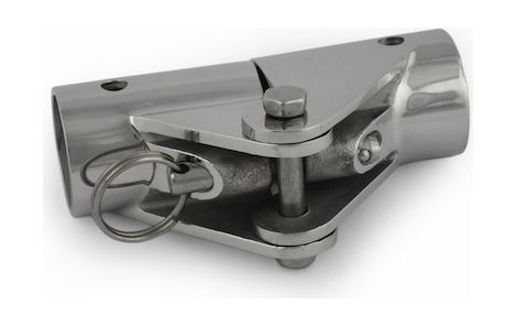 Кронштейн складной с фиксацией нержавеющий д. 22 мм, арт. 009672,          Homer 