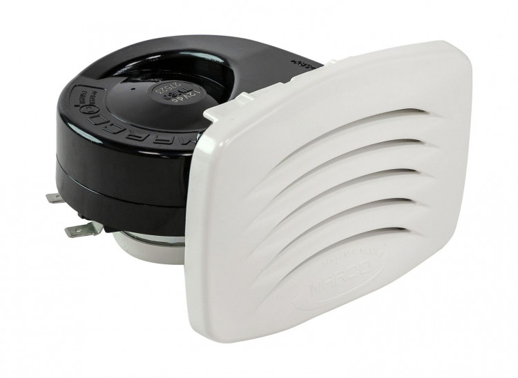 Сигнал звуковой электрический Marco Smile SM1, 12 В, белый, арт. 13210122,          Marco 