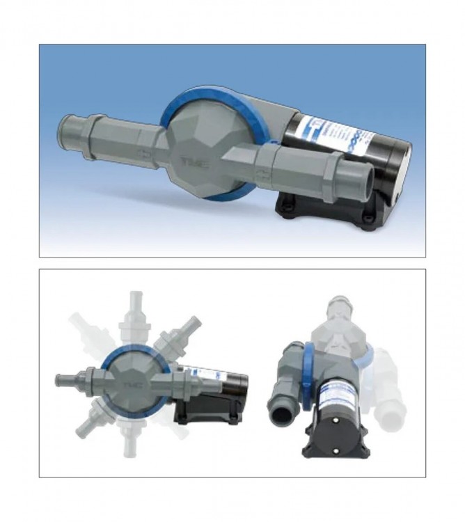 Насос самовсасывающий для "черных" вод, 12 В, арт. 10069B12,          TMC  Насос самовсасывающий для "черных" вод, 12 В, арт. 10069B12,          TMC