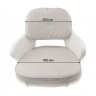 Кресло YACHTSMAN мягкое, съемные подушки, белое (упаковка из 2 шт.) 