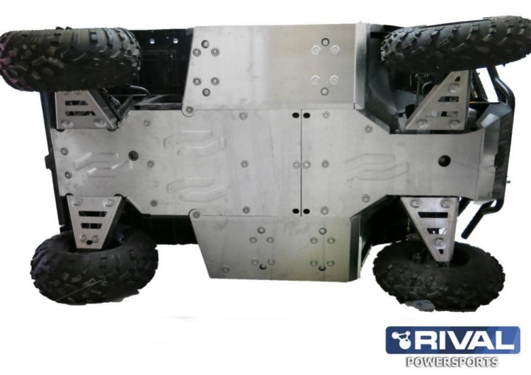 Комплект AL защиты днища Polaris Ranger 400 (2013-2014), арт. 444.7415.1-riv,          Rival 