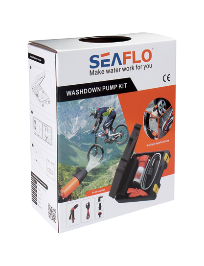 Комплект помывочный переносной, 12 В, 17л/мин SeaFlo, арт. SFWP104507041,          SeaFlo 