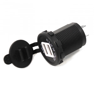 Панель с двойным USB разъемом NEKEKE 12-24V (выход 5В\3.1А (2.1А+1А))