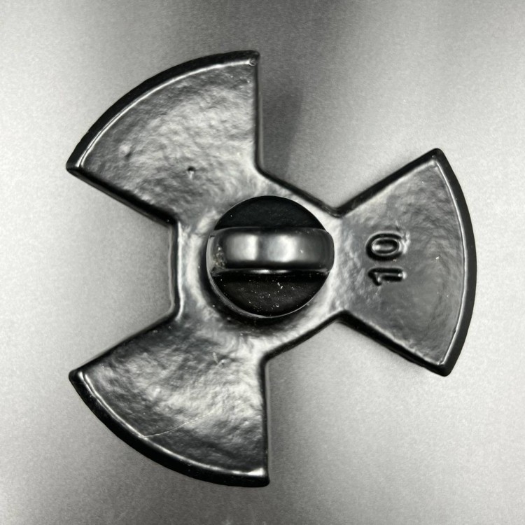 Якорь речной 3-х лепестковый (черный) с ПВХ покрытием 4.5кг (Allshine), арт. Anchor-3-Black-4.5kg_2000000194424,          ALSHINE 