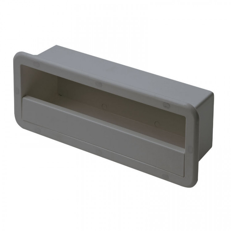 Ящик для хранения мелочей, 420х170х100 мм, серый, арт. NI2436,          CAN-SB 