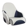 Кресло с болстером Ocean Flip Up, обивка винил, цвет белый/синий, арт. MR18008, MARINE ROCKET Кресло с болстером Ocean Flip Up, обивка винил, цвет белый/синий, арт. MR18008, MARINE ROCKET