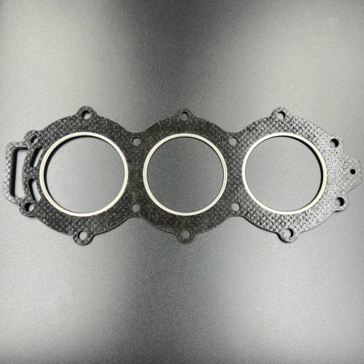 Прокладка под головку Yamaha 60-70 (WUHU), арт. 6H3-11181-A0-K,          WUHU 