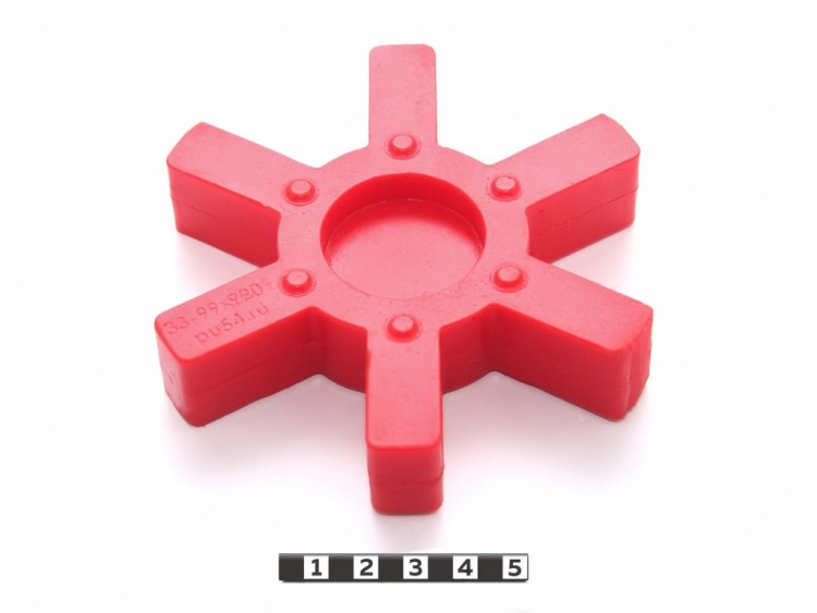 Вставка упругая муфты LOVEJOY L190, аналог полиуретановый,M92/красный, 33-99-9209-poly , арт. 33-99-9209-poly,          Полиуретан 