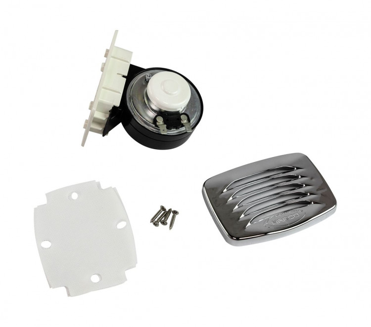 Сигнал звуковой электрический Marco Smile SM1/C, 12 В, хромированный, арт. 13210222,          Marco 