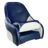 Кресло с болстером Ocean Flip Up, обивка синий/белый винил, арт. 13127WB-MR, Marine Rocket Кресло с болстером Ocean Flip Up, обивка синий/белый винил, арт. 13127WB-MR, Marine Rocket