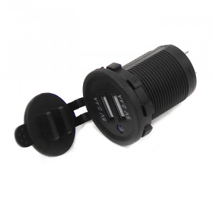 Панель с двойным USB разъемом NEKEKE 12-24V (выход 5В\4.8А (2.4А+2.4А))