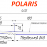 Коньки победитовые Polaris, 2875723, усиленные, 9045-04, LCR-3S       
