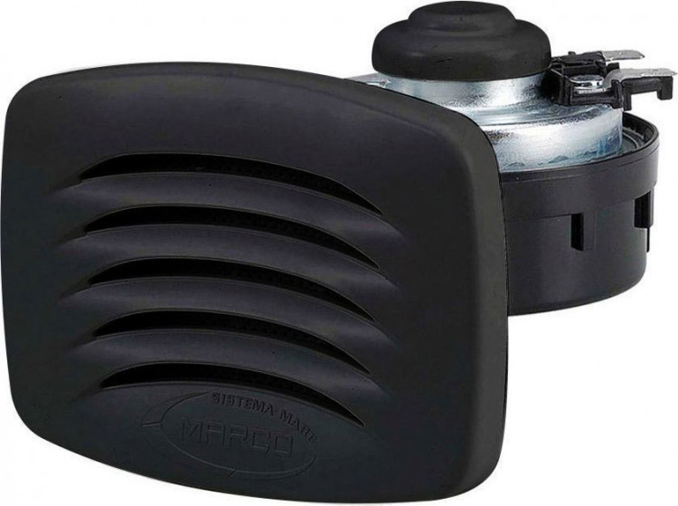 Сигнал звуковой электрический Marco Smile SM1/B, 12 В, черный, арт. 13210322,          Marco 