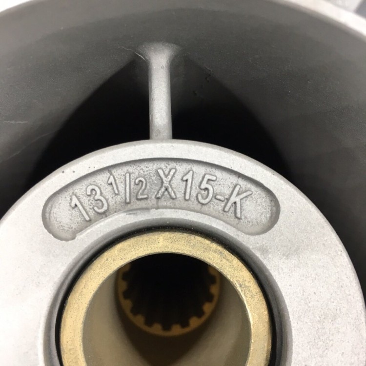 Гребной винт Yamaha 60-140, F70-F115 (3x13-1/2x15) (Сталь), арт. 6E5-45947-00-K (688-45947-00-EL-K),          YHS 