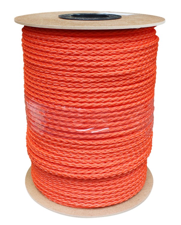 Трос полиэтиленовый 4 мм, оранжевый (бухта 300 м), арт. 10265347,          Мореман 