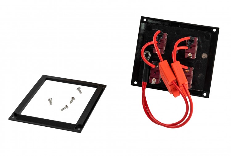 Панель бортового питания 4 переключателя, предохранители, арт. 10044-BK,          AAA  Панель бортового питания 4 переключателя, предохранители, арт. 10044-BK,          AAA