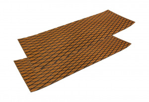 Покрытие палубное EVA, 1900х700х6мм, самоклеящееся, светло-коричневое, тип "D", упаковка 2 листа