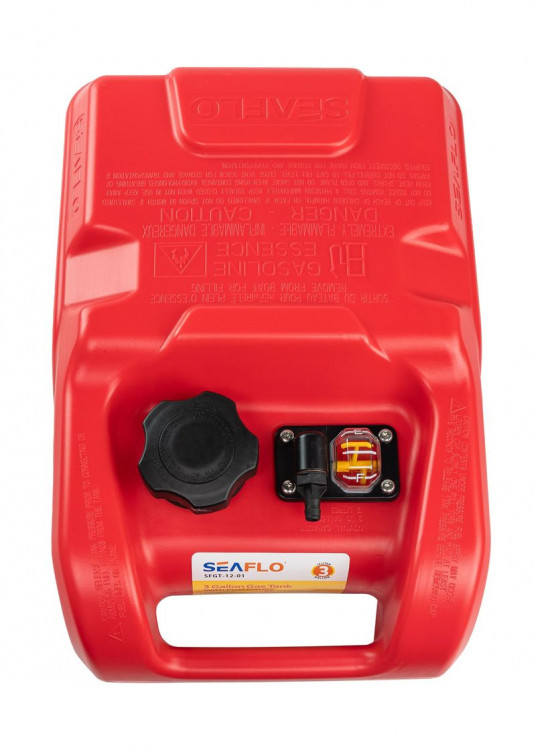 Бак топливный SeaFlo, 12 л, без переходника, арт. SFGT1201,          SeaFlo 