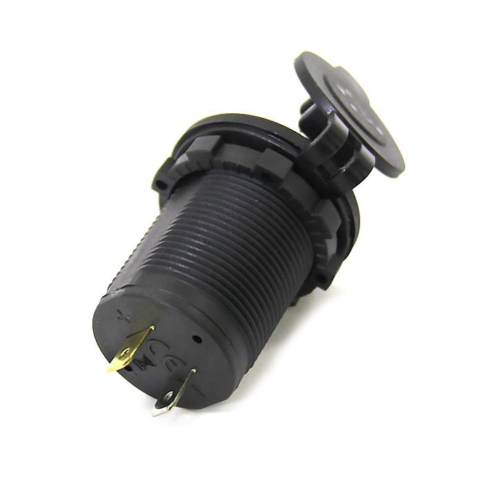 Панель с двойным USB разъемом и подсветкой NEKEKE 12-24V, арт. DS2013,          NEKEKE 