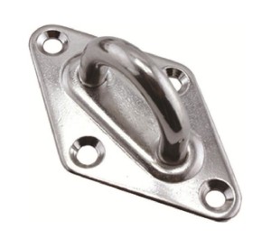 Серьга с ромбовидным основанием 80х50мм, Marine Rocket