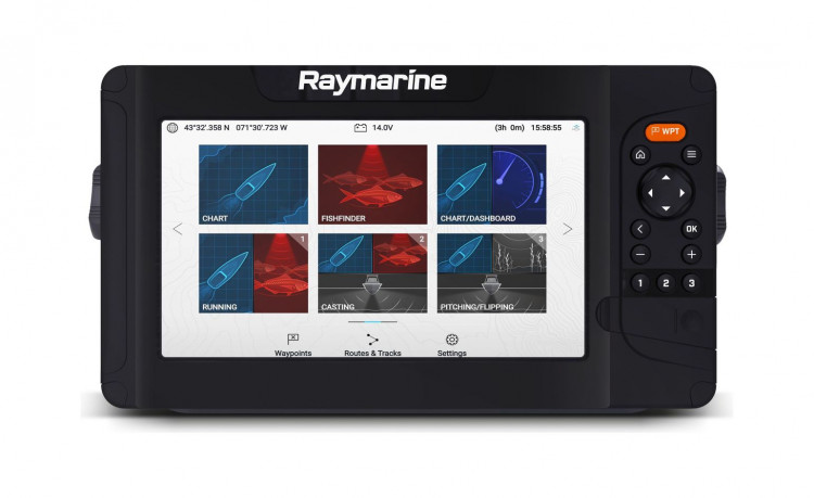 Картплоттер Raymarine Element 9, HV-100 transducer, арт. E70645-05,          Raymarine 