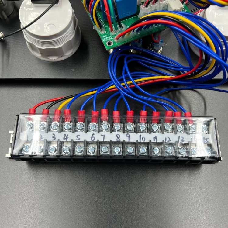 Прибор многофункциональный электронный 5в1 (д.85мм; черный, хромированный ободок) (DEPO), арт. DPM5-7,          DEPO 