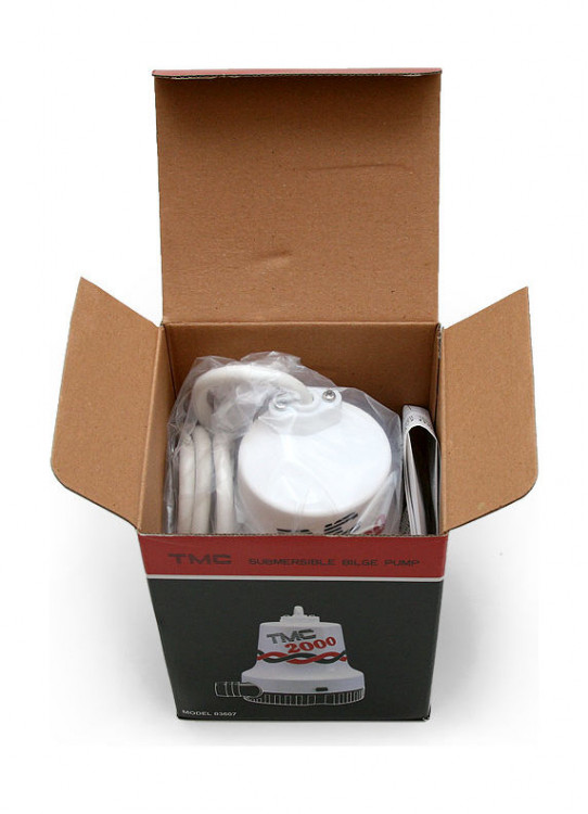 Помпа осушительная, 24 В, 2000GPH (7570 л/ч), арт. 1005724,          TMC  Помпа осушительная, 24 В, 2000GPH (7570 л/ч), арт. 1005724,          TMC