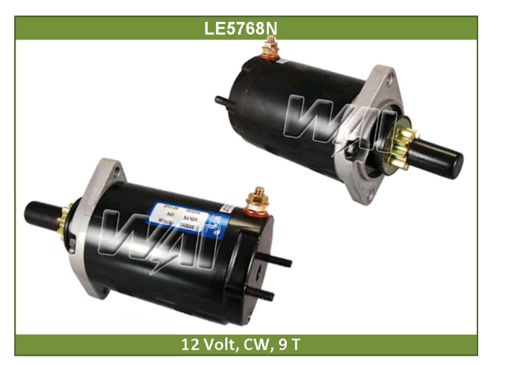 Стартер электрический Polaris 2410748, 4170006, LE5768N, WAI, арт. LE5768N,          WAI  Стартер электрический Polaris 2410748, 4170006, LE5768N, WAI, арт. LE5768N,          WAI