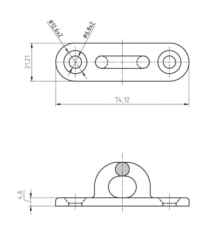 Серьга с овальным основанием, 76 мм, арт. 41701_Kof,          Kofuku  Серьга с овальным основанием, 76 мм, арт. 41701_Kof,          Kofuku