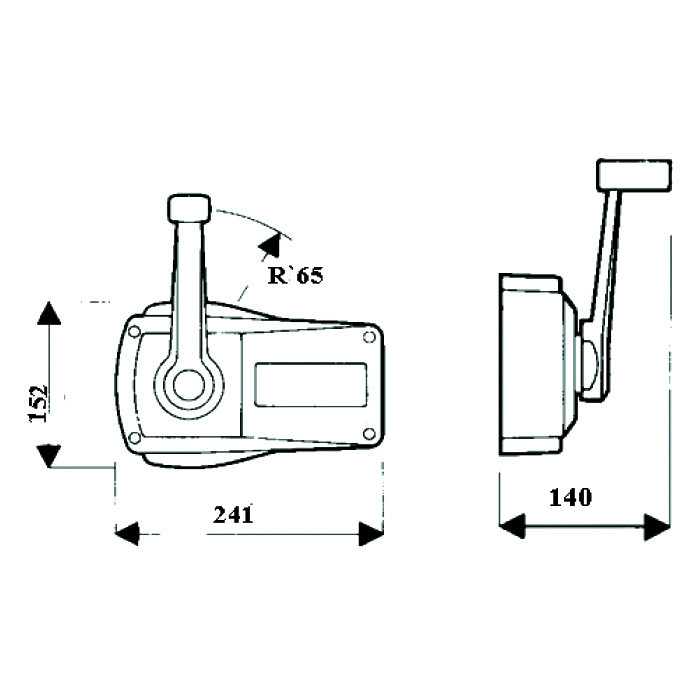 Контроллер вертикального крепления белый, арт. B89,          Ultraflex 