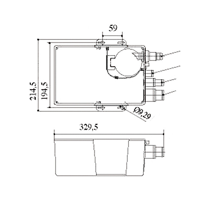 Насос осушительный с емкостью для серых вод, арт. C11701,          Easterner 
