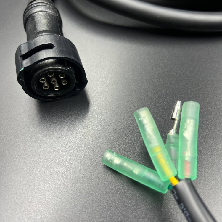 Дистанционное управление Yamaha 703 NEW (Без кнопки гидроподъема) (Толкающая) (7Pin) (PWB), арт. 703-48203-12-K,          POWEROB 