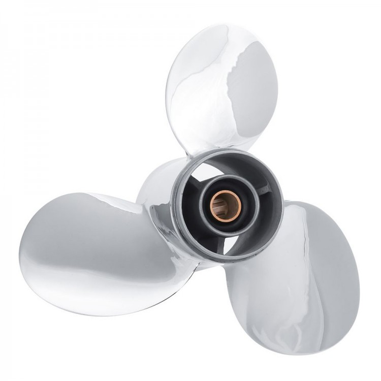 Винт гребной нержавеющий  для Yamaha 9.9-15, 3x9 1/4"x10", SK63V-45952-00-EL-SS-ts, арт. SK63V-45952-00-EL-SS-ts,          Skipper 