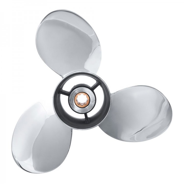 Винт гребной нержавеющий  для Yamaha 9.9-15, 3x9 1/4"x10", SK63V-45952-00-EL-SS-ts, арт. SK63V-45952-00-EL-SS-ts,          Skipper 