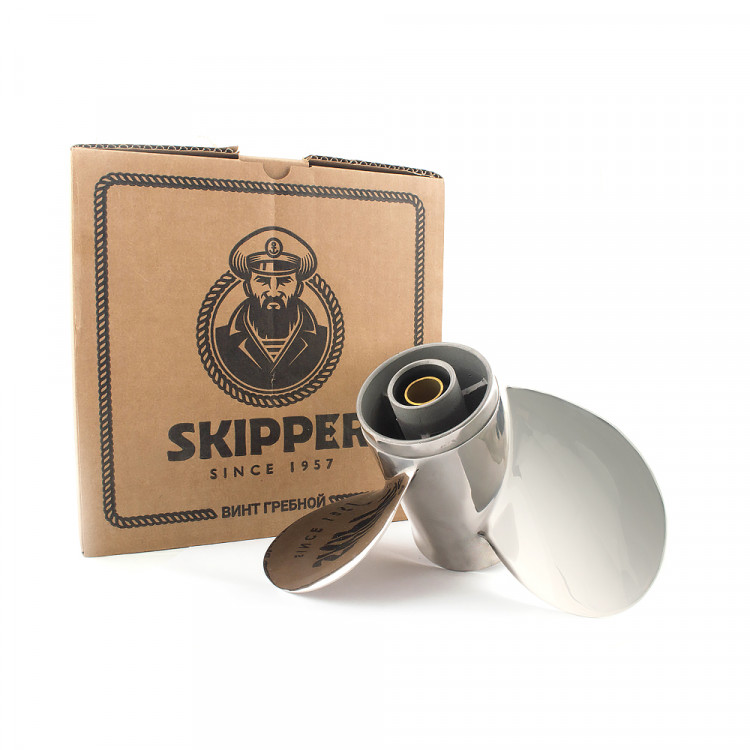Винт гребной  для Suzuki 25-30, диаметр 10 1/4" нержавеющий, лопастей - 3, шаг 12", арт. SK58100-96480-019-SS-ts,          Skipper 